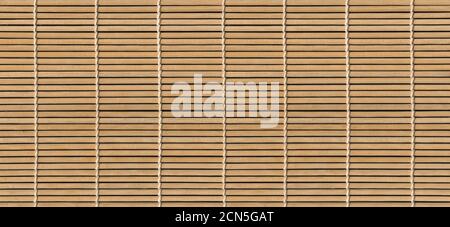 Asian bamboo mat texture banner Stock Photo