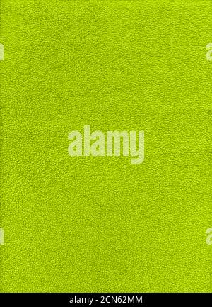 Green fleece background texture Stock Photo