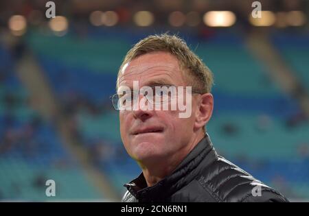 Soccer Football - DFB Cup Second Round - RB Leipzig v TSG 1899 Hoffenheim - Red Bull Arena, Leipzig, Germany - October 31, 2018  RB Leipzig coach Ralf Rangnick before the match   REUTERS/Matthias Rietschel  DFL regulations prohibit any use of photographs as image sequences and/or quasi-video
