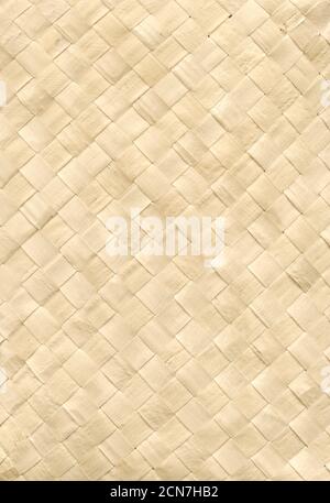 Woven bamboo mat texture background Stock Photo