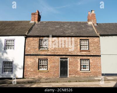No. 15 Allergate a listed terraced house built in 1700 in Durham City, Co. Durham, England, UK Stock Photo