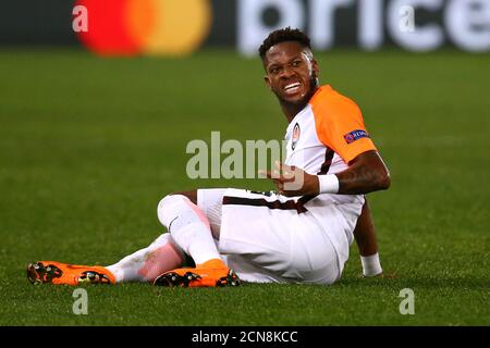 Soccer Football - Champions League Round of 16 Second Leg - AS Roma vs Shakhtar Donetsk - Stadio Olimpico, Rome, Italy - March 13, 2018   Shakhtar Donetsk's Fred reacts     REUTERS/Alessandro Bianchi