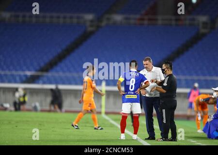 Manager Ange Postecoglou Of Yokohama F Marinos During The J League J1 Soccer Match Between Kashiwa Reysol 1 3 Yokohama F Marinos At Sankyo Frontier Kashiwa Stadium On September 27 In Kashiwa Chiba