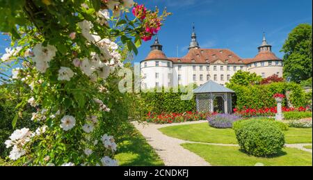 Schloss Langenburg Castle, Langenburg, Hohenlohe, Baden-Wurttemberg, Germany, Europe Stock Photo