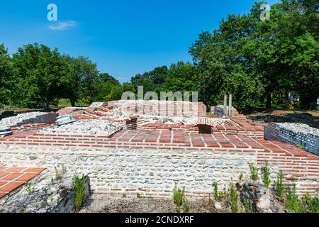 EUROPE GREECE Dion Archaeological Park The Great Baths Floor europe-greece-dion-archaeological-park-the-great-baths-floor