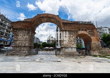Arch of Galerius, UNESCO World Heritage Site, Thessaloniki, Greece, Europe Stock Photo