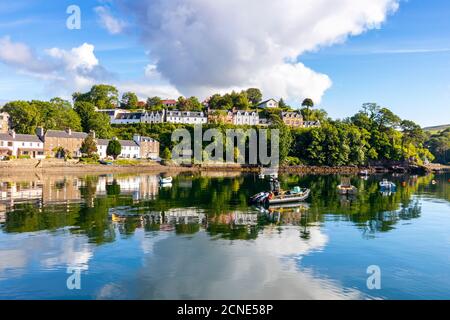 Portree Harbour, Isle of Skye, Inner Hebrides, Highlands and Islands, Scotland, United Kingdom, Europe Stock Photo