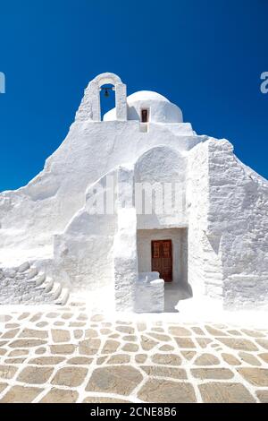 Panagia Paraportian chapel, Mykonos Town, Mykonos, Cyclades Islands, Greek Islands, Greece, Europe Stock Photo