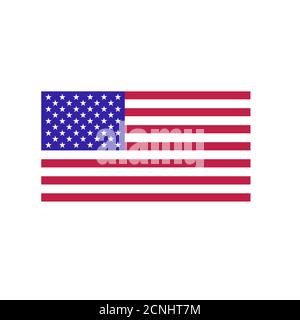 USA flag vector icon Stock Vector