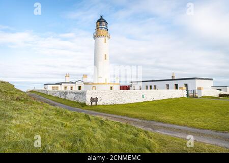 Mull of Galloway Lighthouse, Mull of Galloway, Dumfries & Galloway, Scotland Stock Photo