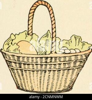 . The sunbonnet babies in Holland; a second reader . A flower girl 62 THE SUNBONNET BABIES IN HOLLAND So they drove to the butter market, whichwas in another part of the town. Four round rolls of butter were wrapped inlarge green leaves and laid in Tante Annasbasket with one dozen eggs. Many other women were buying butterand eggs, and they all wanted to talk withTante Anna* They kept her talking a verylong time, so the people sitting in the blue andwhite wagon with red wheels were very hot andvery hungry when at last they drove up to thelittle green house beside the great windmill.. Stock Photo