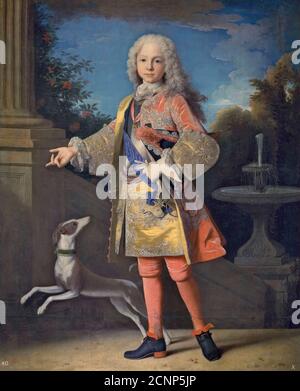 Portrait of Ferdinand VI of Spain (1713-1759), ca 1723. Found in the collection of Museo del Prado, Madrid. Stock Photo