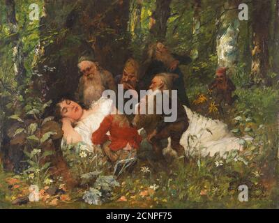 Snow White, c. 1890. Private Collection. Stock Photo