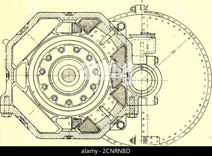 The Street railway journal STATOR AND ROTOR OF INTERPOLE MOTOR. INTERPOLE RAILWAY MOTOR ON AXLE. wheels 950 mm. 37.3 ins. and the maximum speed of thecars is 70 km. 43.4 miles an hour. This motor has ...