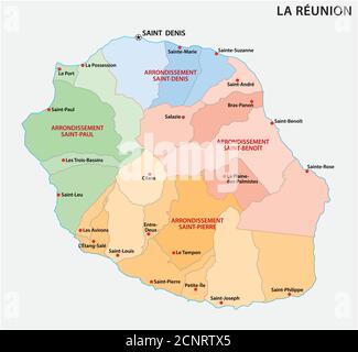 Reunion Island Map Vector Illustration Scribble Sketch Le Reunion Stock Vector Image Art Alamy