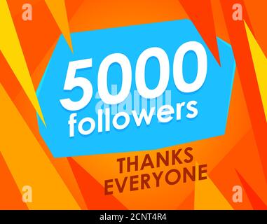 Flat followers for marketing design. Social network communication on mobile app.  Stock Vector