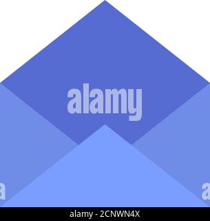 Send web icon isolated on white background. Message symbol for website ...