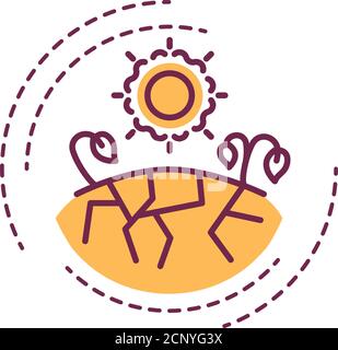Natural Calamity icon. Line simple Insurance icon for templates, web ...