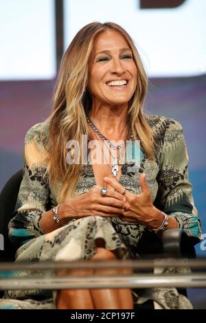 Executive Producer and cast member Sarah Jessica Parker participates in a panel for the series 'Divorce' at the HBO Television Critics Association Summer Press Tour in Beverly Hills, California, U.S. July 30, 2016. REUTERS/Danny Moloshok