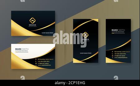 mordan abstract business card vector template colorful Stock Vector