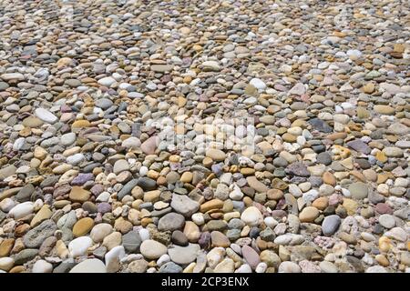 Exposed aggregate concrete, house facade, house wall Stock Photo