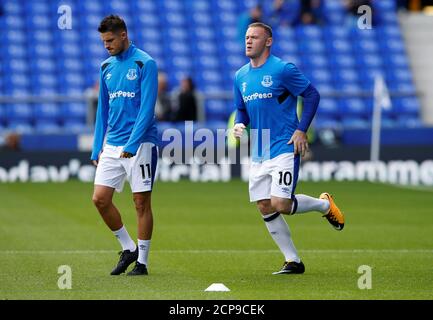 Kevin Mirallas Of Everton During The Wayne Rooney Testimonial Match At The Old Trafford Stadium Manchester Picture Date August 3rd 16 Pic Simon Bellis Sportimage Via Pa Images Stock Photo Alamy