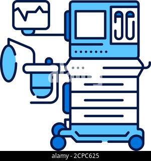 Anesthesia Simple vector icon. Illustration symbol design template for ...