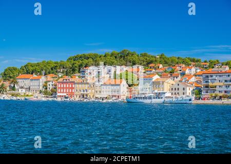 Town of Mali Losinj on the island of Losinj, Adriatic coast in Croatia Stock Photo