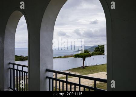 Eluanbi Lighthouse - one of the Eight Landmarks of Taiwan Stock Photo