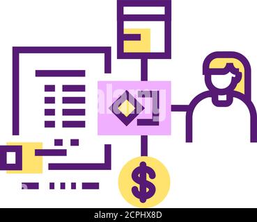 Brand identity color line icon. Corporate identity. Visible elements brand.  Pictogram for web page, mobile app, promo. UI UX GUI design element Stock  Vector Image & Art - Alamy