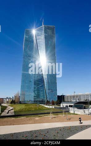 ECB European Central Bank, Frankfurt am Main, Hesse, Germany Stock Photo