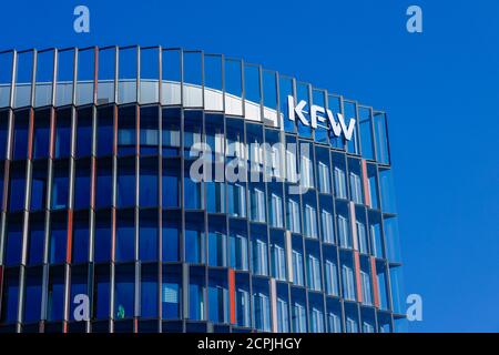 KFW Bank, Kreditanstalt für Wiederaufbau, Frankfurt am Main, Hesse, Germany Stock Photo