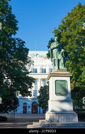 Wien / Vienna, Josef Ressel monument, Technische Universität TU Wien (Vienna University of Technology) main building in 01. Old Town, Austria Stock Photo