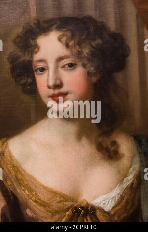 Painting of Elizabeth Countess of Kildare by Peter Lely dated 1679 Stock Photo