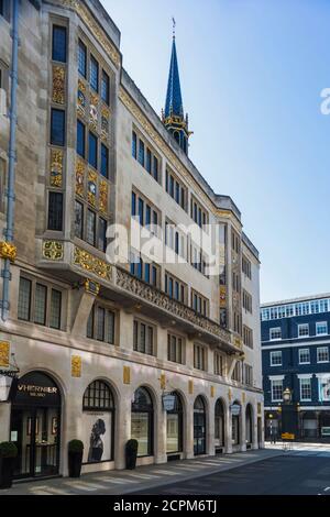 England, London, Westminster, Mayfair, Burlington Gardens and Bond Street, Salvatore Ferragamo Store Stock Photo