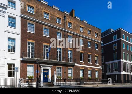 England, London, Westminster, St.James's, St.James Square, Chatham House aka The Royal Institute of International Affairs Stock Photo