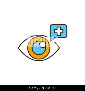 Medical check color line icon. Safe travel. Pictogram for web, mobile app, promo. UI UX design element Stock Vector