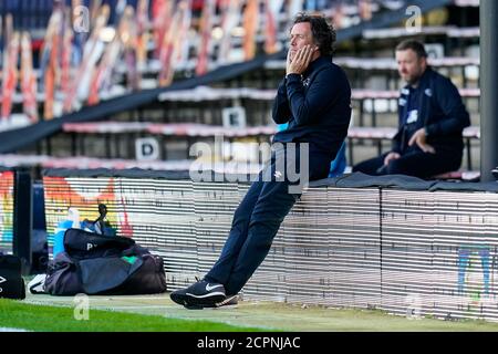 Luton, UK. 07th July, 2020. during the Sky Bet Championship match played behind closed doors between Luton Town and Derby County at Kenilworth Road, Luton, England on 19 September 2020. Photo by David Horn. Credit: PRiME Media Images/Alamy Live News Stock Photo