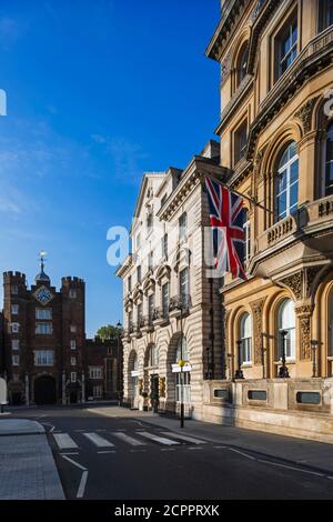 England, London, Holborn, The Strand, The Royal Courts of Justice, The Clock Stock Photo