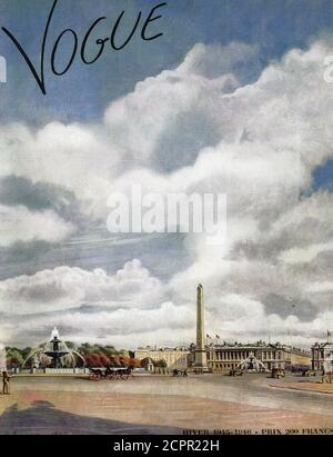 Vogue cover magazine Stock Photo