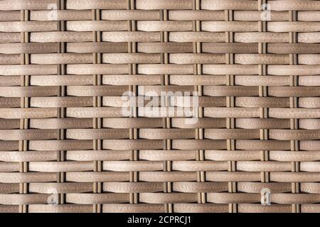 Texture from the rattan braid of garden furniture Stock Photo