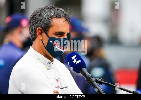 Le Mans, France. 19th September, 2020. Montoya Juan-Pablo (col), DragonSpeed USA, Oreca 07-Gibson, portrait during the 2020 24 Hours of Le Mans, 7th round of the 2019-20 FIA World Endurance Championship on the Circuit des 24 Heures du Mans, from September 16 to 20, 2020 in Le Mans, France - Photo Francois Flamand / DPPI Credit: LM/DPPI/Francois Flamand/Alamy Live News Stock Photo