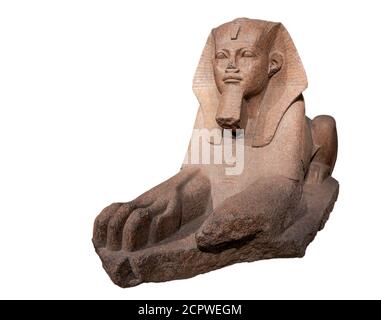 Great Sphinx of Tanis, ancient Egyptian art. Stock Photo