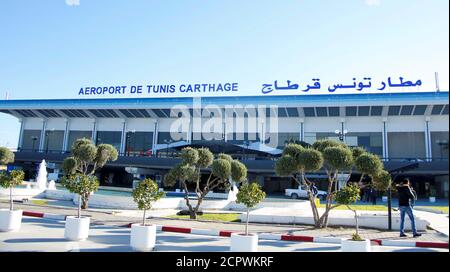 Tunis-Carthage airport, Tunis Air, Tunis, Tunisia Stock Photo - Alamy