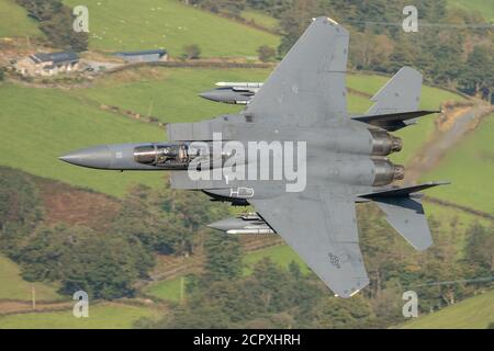 Mach Loop F15 Eagle Stock Photo