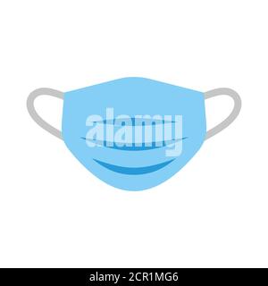 Medical face mask icon. Vector icon isolated on white background. Stock Vector