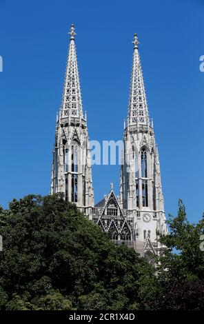 The spires of Votivkirche church are seen in Vienna, Austria, June 28, 2016. REUTERS/Heinz-Peter Bader