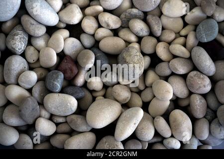 Pebble stone texture background Stock Photo