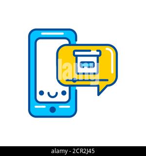 Product demo color icon. Custom video content. Sign for web page, mobile app, button, logo. Vector isolated element. Editable stroke. Stock Vector