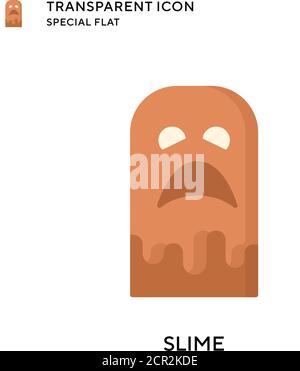 Slime vector icon. Flat style illustration. EPS 10 vector. Stock Vector